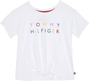 img 1 attached to Tommy Hilfiger Sleeve FA21Tossed 10 Girls' Clothing at Tops, Tees & Blouses