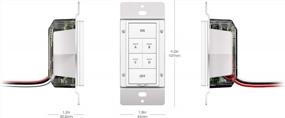 img 1 attached to 🔆 INSTEON Keypad Dimmer Switch: Dual-Band, 6-Button, Light Almond - Innovative Lighting Control Solution