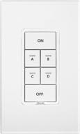 🔆 insteon keypad dimmer switch: dual-band, 6-button, light almond - innovative lighting control solution логотип