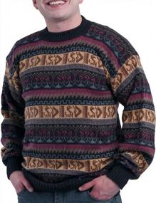 img 4 attached to Stylish And Warm: Men'S Alpaca And Wool Sweaters From Gamboa