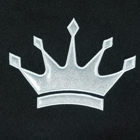 img 1 attached to August Auto Universal Fit Royal Crown Design Carpet Car Floor Mats