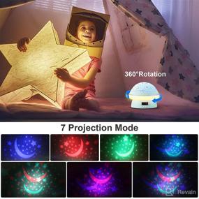 img 3 attached to 🌟 GoLine Star Projector Night Light for Baby Boy: Gift Idea for Boys Age 1-5, Perfect for Nursery Room Decor, Christmas or Birthday Present