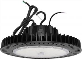 img 4 attached to Upgrade Your Warehouse Lighting With 200W UFO LED High Bay Light - 29000LM (800W MH/HPS Replacement) - UL Approved And Dimmable - Daylight 5000K - 5 Year Warranty!