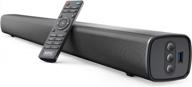 upgrade your home theatre with the rif6 sound bar - 35 inch tv soundbar with led display, dual subwoofers and multiple connectivity options logo