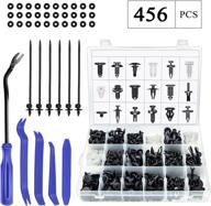 🔧 456 piece trim removal tool kit for car door panel, audio trim, and auto clip fastener removal - set of pry tools, push pins, and clip removal tools логотип