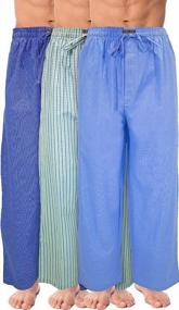 img 2 attached to Comfortable and Stylish: Pajama Lounge 🩳 Pants Assorted in Various Men's Clothing Options