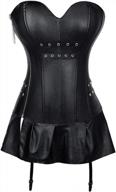 get the ultimate gothic look with kranchungel women's steampunk corset logo