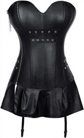 img 4 attached to Get The Ultimate Gothic Look With Kranchungel Women'S Steampunk Corset