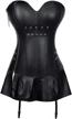 get the ultimate gothic look with kranchungel women's steampunk corset logo