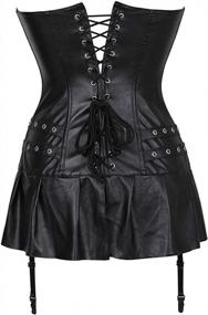 img 1 attached to Get The Ultimate Gothic Look With Kranchungel Women'S Steampunk Corset