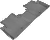 custom fit 3d maxpider all-weather floor mats for acura ilx 2013-2020 - kagu series (2nd row, gray) логотип