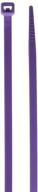 morris 20619 nylon cable tie: durable 50-pound tensile strength, 8-inch length, purple - 100-pack logo