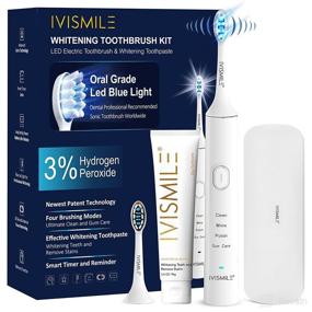 img 4 attached to 🪥 IVISMILE Electric Toothbrush with Whitening Toothpaste