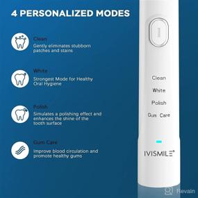 img 2 attached to 🪥 IVISMILE Electric Toothbrush with Whitening Toothpaste