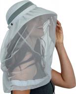 protect your head from sun and bugs with geartop fishing hat with mosquito net and wide brim logo