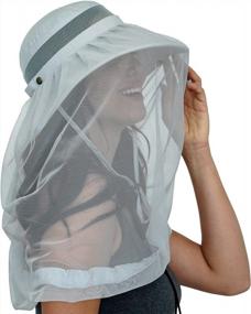 img 4 attached to Protect Your Head From Sun And Bugs With GearTOP Fishing Hat With Mosquito Net And Wide Brim