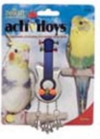 img 1 attached to 🎸 JW Pet Company Activitoys Bird Toy - Guitar Design