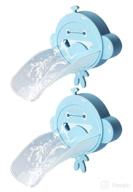 🚰 enhance kid's reach: blue silicone faucet extender & cover for toddlers, babies, and children logo