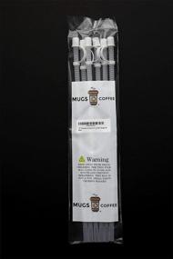 img 1 attached to Pack of 6, 15-Inch Bendable Straws for Large Mugs - Flexible and Convenient