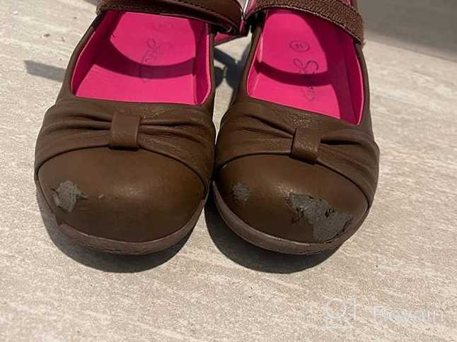 img 1 attached to Samilor Comfortable School Uniform Toddler Girls' Flats: Stylish and Supportive Footwear review by Lori Stein