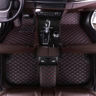 maite custom car floor mat - perfect fit for bmw 5 🚗 series gt f07 528i 535i 2014-2017 - full surround xpe leather waterproof carpets mats logo