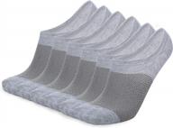 invisible and durable no show socks for men and women - anti-blister, low cut and perfect for running (6 pack) logo