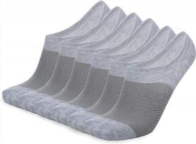 img 4 attached to Invisible And Durable No Show Socks For Men And Women - Anti-Blister, Low Cut And Perfect For Running (6 Pack)