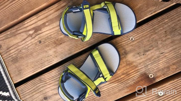 img 1 attached to 👟 Jack Wolfskin Sandal Hiking Orange Boys' Shoes: Perfect for Outdoor Adventures review by Benjie Swindler