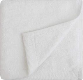img 3 attached to 6 Piece Everplush Porcelain Quick-Dry Flat Loop Washcloth Towel Set