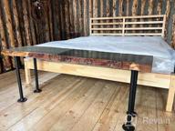 img 1 attached to Rustic DIY Furniture Made Easy With GeilSpace 18" Industrial Grey Pipe Table Legs - Set Of 4! review by Eric Power