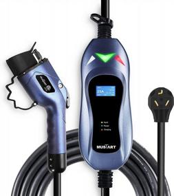 img 4 attached to Efficient And Convenient EV Charging With MUSTART Level 2 Portable Charger (240V, 25Ft Cable, 25Amp)