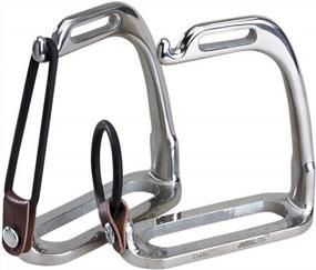 img 1 attached to Stainless Steel Peacock Stirrup Irons By Korsteel