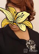 img 1 attached to Elegant Vintage-inspired Crystal Flower Leaf Brooch Pendant by EVER FAITH review by Aavon Dark