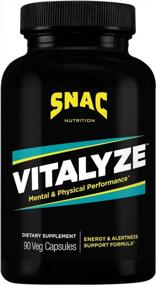 img 2 attached to SNAC Vitalyze Mental Alertness And Physical Performance Enhancing Energy Supplement, 90 Capsules