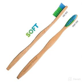 img 1 attached to 🌱 Eco-Friendly Bamboo Toothbrush Set: Biodegradable and Compostable