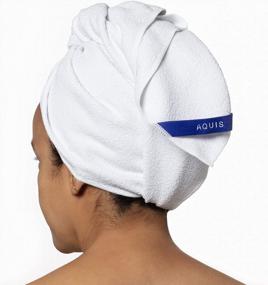 img 3 attached to Revolutionize Your Hair Drying Experience With AQUIS Ultra-Absorbent Towel Tool Featuring Water-Wicking Technology