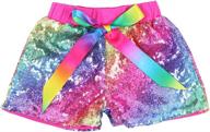 cilucu baby girls sequin shorts with sparkles on both sides for toddlers logo