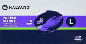 img 1 attached to Health Purple Nitrile Gloves Large