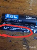 img 1 attached to Power Up Your High-Tech Devices With EBL Non-Rechargeable Lithium AAA Batteries - 16 Pack review by Len Cooper