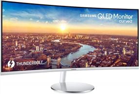 img 4 attached to 🖥️ Samsung C34J791 Ultrawide Thunderbolt LC34J791WTNXZA 3440x1440P, 100Hz, Curved, HD Monitor