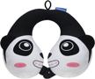 infanzia panda travel neck pillow for kids - prevent head dropping & support neck, chin and head comfortably - perfect gift for toddlers and children logo