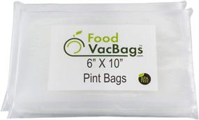 img 2 attached to FoodVacBags 10 Inch Pouches Compatible FoodsaverTM