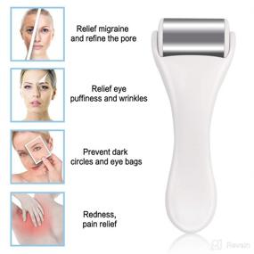 img 3 attached to 🌬️ Puffiness Migraine Products: Stainless Massager for Soothing Relief