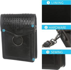 img 1 attached to MINICAT Portable Crossbody Wallet Credit Women's Handbags & Wallets : Crossbody Bags
