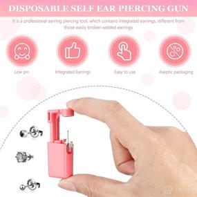 img 3 attached to 💎 Convenient Crystal Disposable Piercing & Tattoo Supplies: Your Ultimate Portable Personal Care Solution