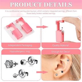 img 2 attached to 💎 Convenient Crystal Disposable Piercing & Tattoo Supplies: Your Ultimate Portable Personal Care Solution