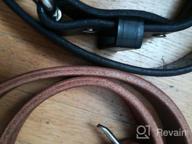 img 1 attached to Heavy Duty Full Grain Leather Men's Accessories in Belts review by Sean Reddy