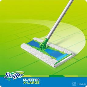 img 3 attached to 🧹 Enhanced Cleaning Efficiency with Swiffer Sweeper X-Large Floor Mop Starter Kit, 1 ct