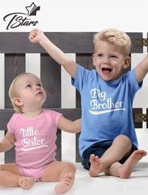 img 3 attached to 👦 Sibling Shirts Set, Boys and Girls Matching Outfits for Big Brother and Little Sister