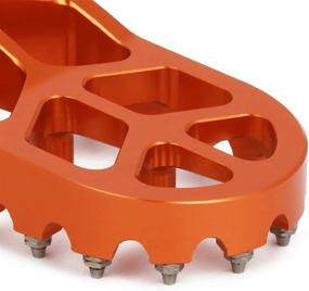 img 2 attached to Billet MX Wide Foot Pegs: Enhanced Performance for 65SX, 85SX, 150-300XC/250XC-F, 200-530XC-W/XCF-W, 125SX/250-450SX-F, 250SX, 125-530 EXC/EXC-F, and 350-450XC-F Models